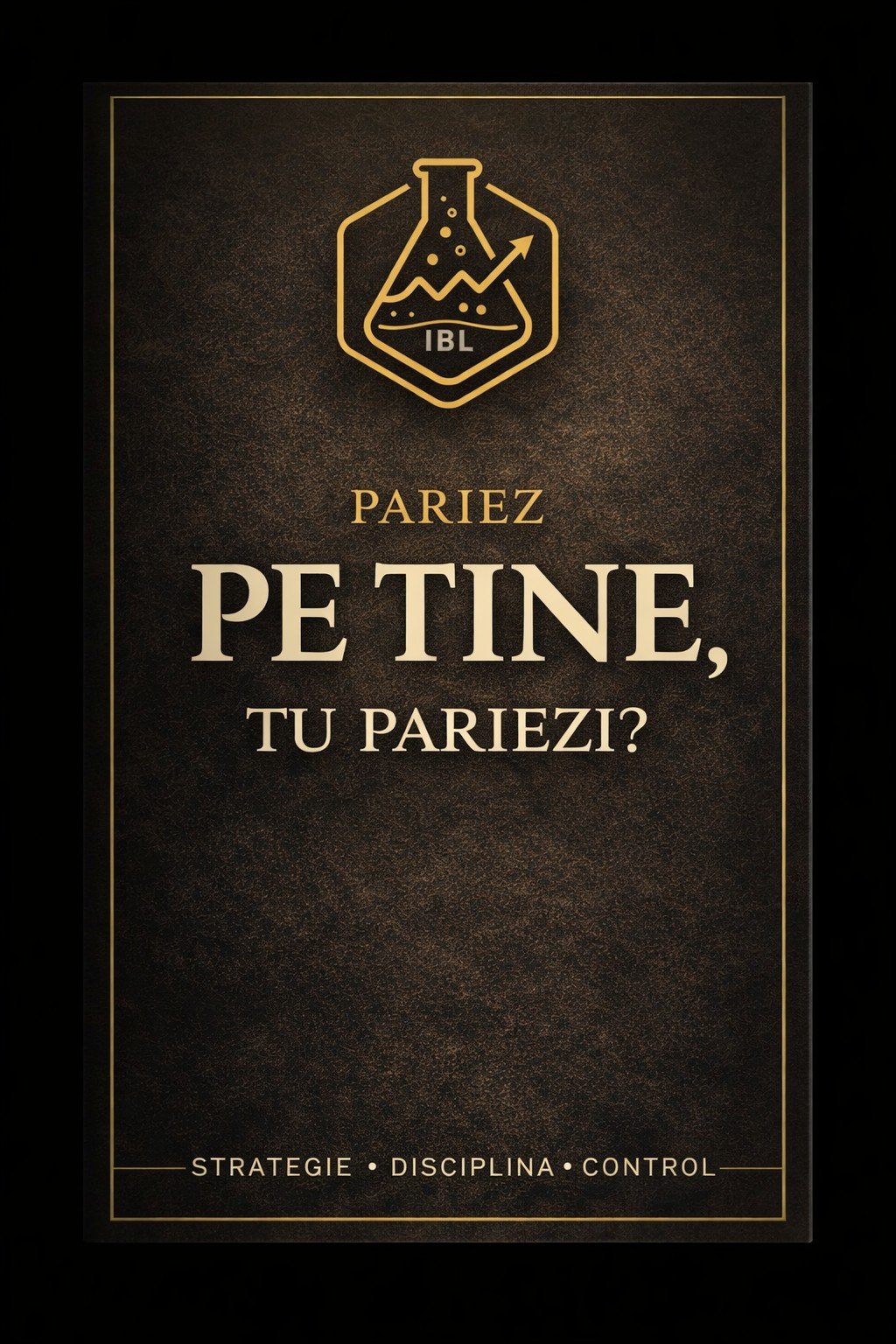 Coperta cartii Pariez pe tine, tu pariezi?